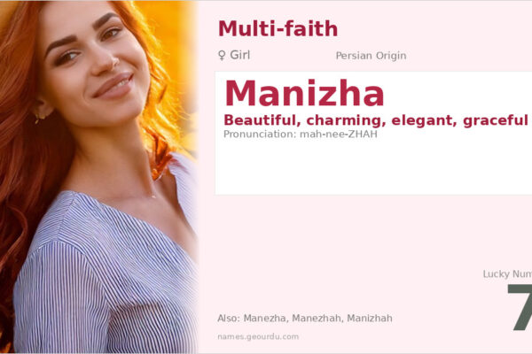 Manizha Name Meaning — Persian Origin, Girl Name & Details (2025)