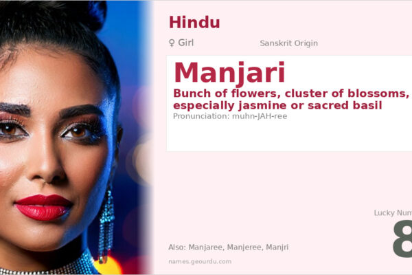 Manjari Name Meaning — Sanskrit Origin, Girl Name & Details (2025)