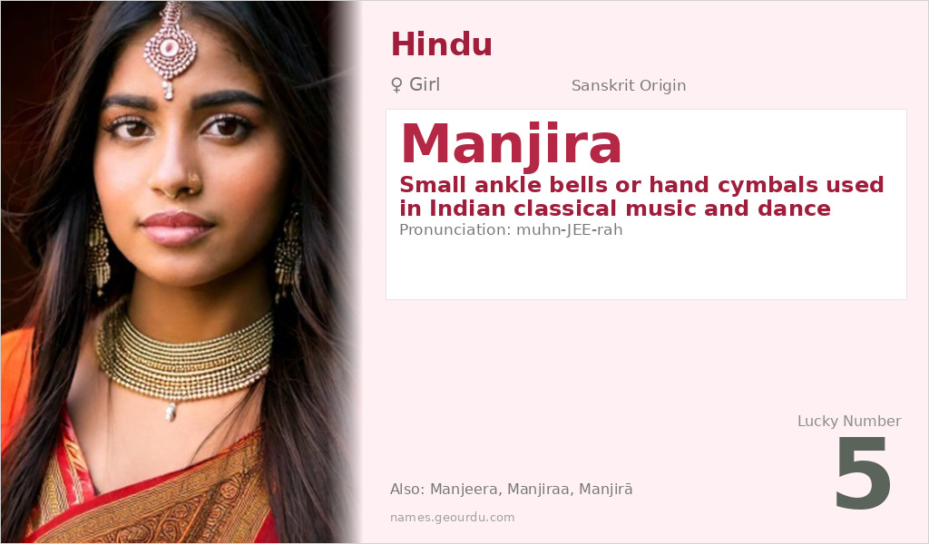 Manjira Name Meaning and Details
