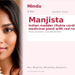 Manjista Name Meaning and Details