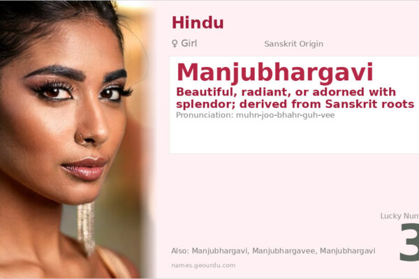 Manjubhargavi Name Meaning — Sanskrit Origin, Girl Hindu Name & Details (2025)