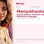 Manjubhasha Name Meaning and Details