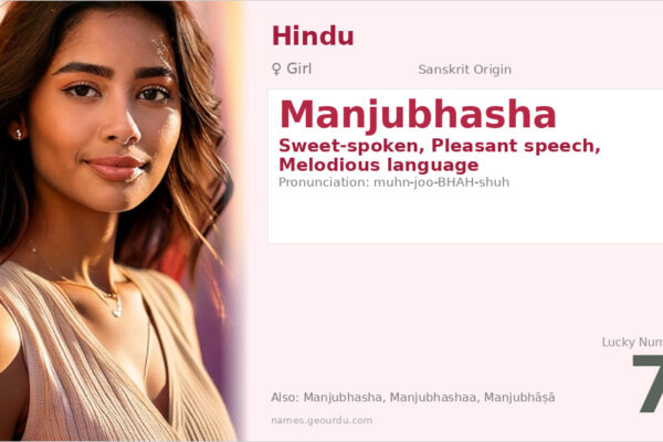Manjubhasha Name Meaning — Sanskrit Origin, Girl Name & Details (2025)
