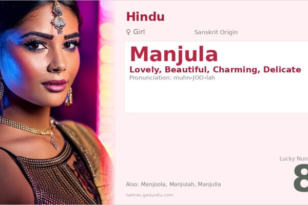 Manjula Name Meaning — Sanskrit Origin, Girl Name & Details (2025)