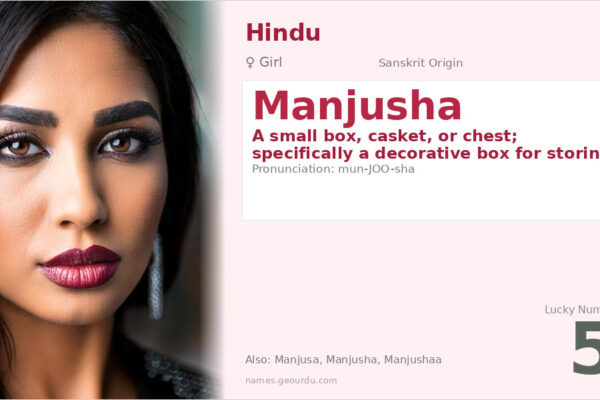 Manjusha Name Meaning — Sanskrit Origin, Girl Name & Details (2025)