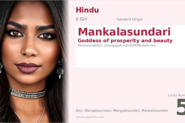 Mankalasundari Meaning — Sanskrit Origin, Goddess Name & Details (2025)