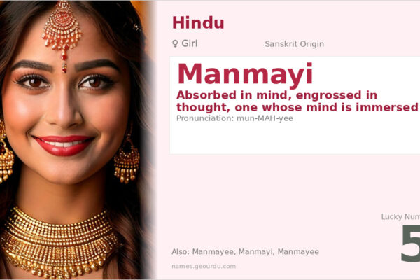Manmayi Name Meaning — Sanskrit Origin, Girl Name & Details (2025)