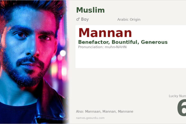 Mannan Name Meaning — Arabic Origin, Boy Name & Islamic Significance (2025)