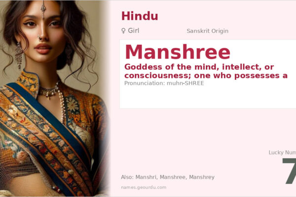 Manshree Name Meaning — Sanskrit Origin, Girl Name & Details (2025)