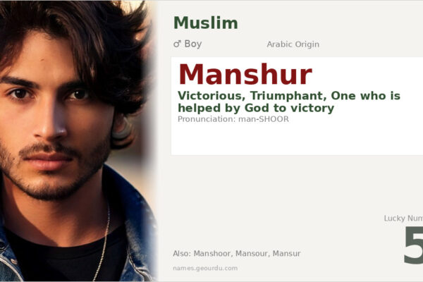 Manshur Name Meaning — Arabic Origin, Boy Name & Details (2025)