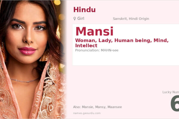 Mansi Name Meaning — Sanskrit Origin, Girl Name & Details (2025)