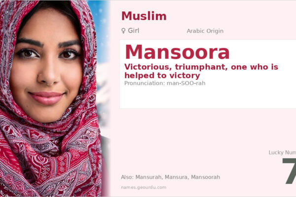 Mansoora Name Meaning — Arabic Origin, Girl Name & Details (2025)