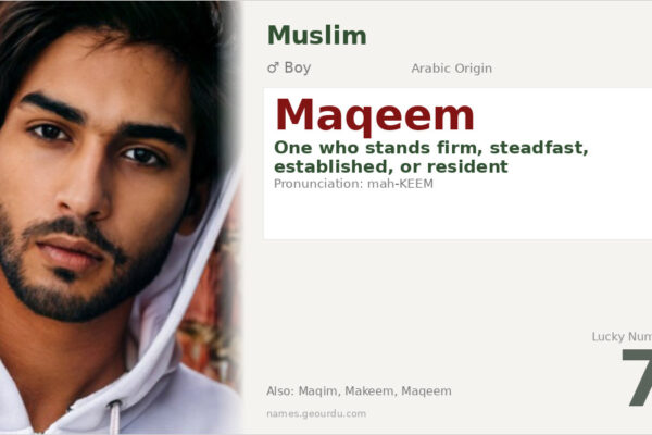 Maqeem Name Meaning — Arabic Origin, Boy Name & Details (2025)