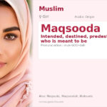 Maqsooda Name Meaning and Details