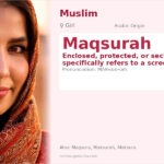 Maqsurah Name Meaning and Details