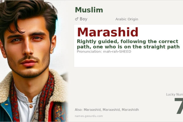 Marashid Name Meaning — Arabic Origin, Boy Name & Islamic Significance (2025)