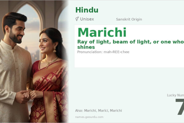 Marichi Name Meaning — Origin, Gender & Details (2025)