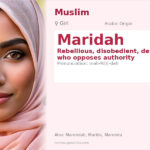 Maridah Name Meaning and Details