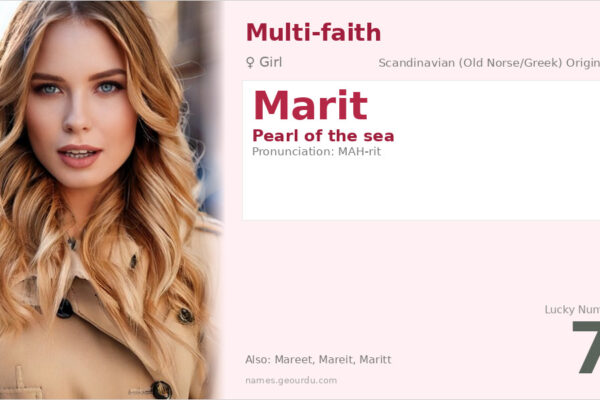 Marit Name Meaning — Scandinavian Origin, Girl Name & Details (2025)