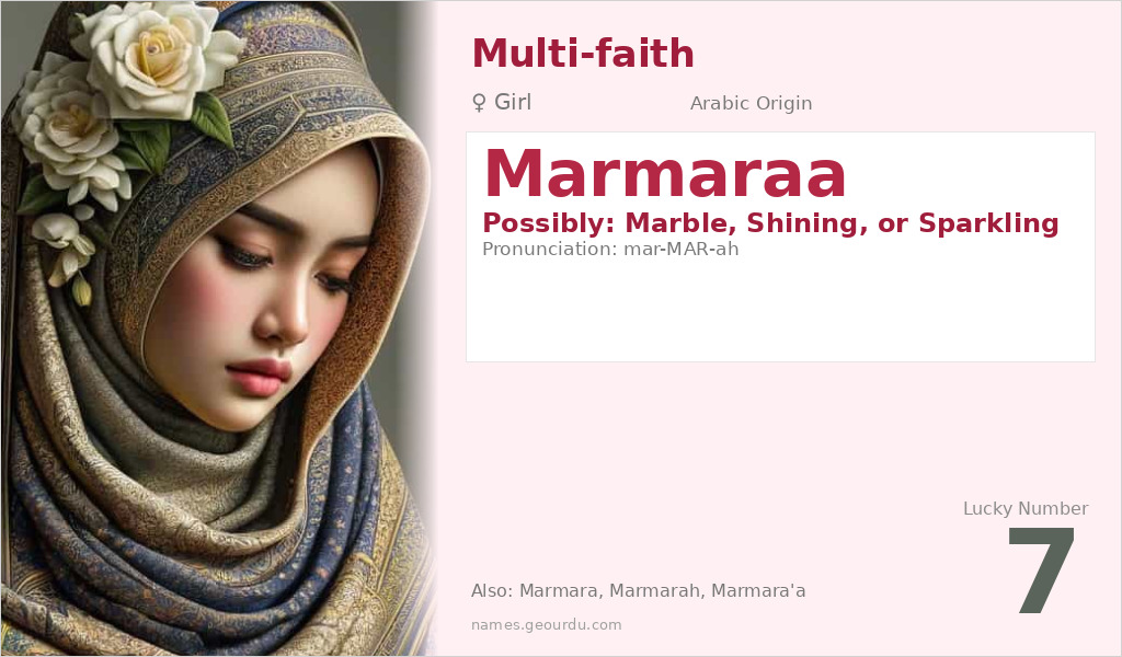 Marmaraa Name Meaning and Details