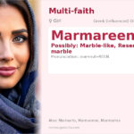 Marmareen Name Meaning and Details