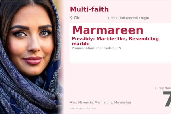 Marmareen Name Meaning — Origin, Gender & Details (2025)