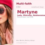 Martyne Name Meaning and Details