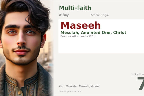 Maseeh Name Meaning — Origin, Gender & Details (2025)