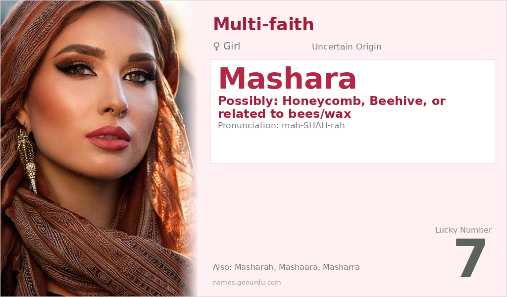 Mashara Name Meaning and Details