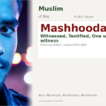 Mashhoodah Name Meaning and Details