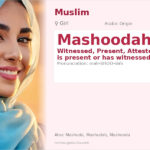 Mashoodah Name Meaning and Details