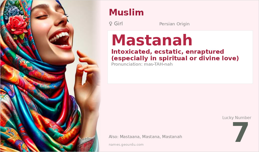 Mastanah Name Meaning and Details