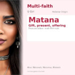 Matana Name Meaning and Details