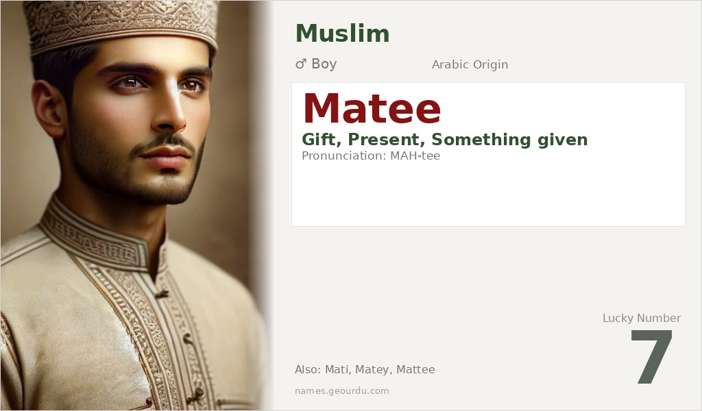 Matee Name Meaning and Details