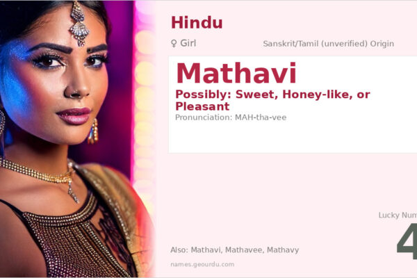 Mathavi Name Meaning — Origin, Gender & Details (2025)