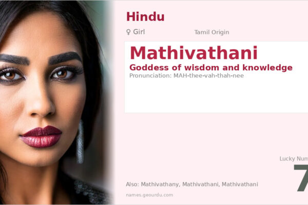Mathivathani Meaning — Tamil Goddess Name for Girls (2025)