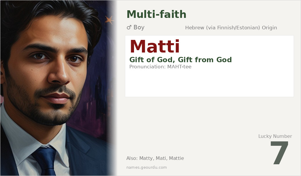 Matti Name Meaning and Details
