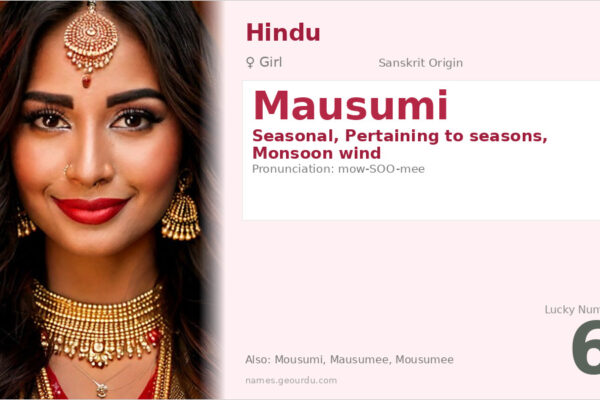 Mausumi Name Meaning — Seasonal Origin, Girl Hindu Name & Details (2025)