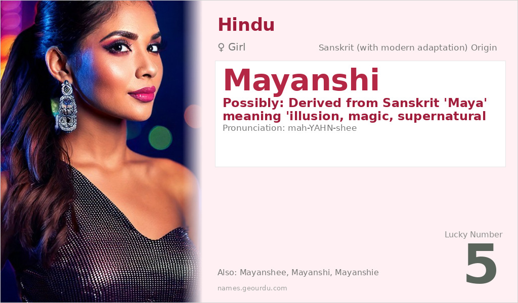 Mayanshi Name Meaning and Details