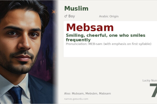 Mebsam Name Meaning — Arabic Origin, Boy’s Name & Details (2025)