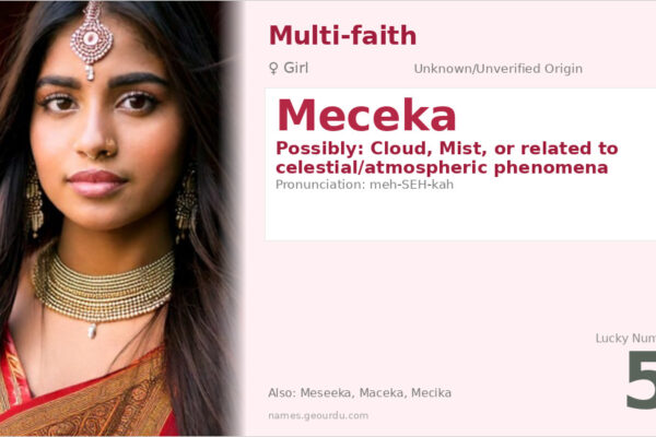 Meceka Name Meaning — Origin, Gender & Details (2025)