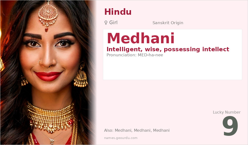 Medhani Name Meaning and Details