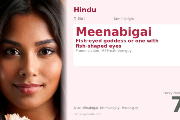 Meenabigai Name Meaning — Tamil Origin, Goddess & Details (2025)