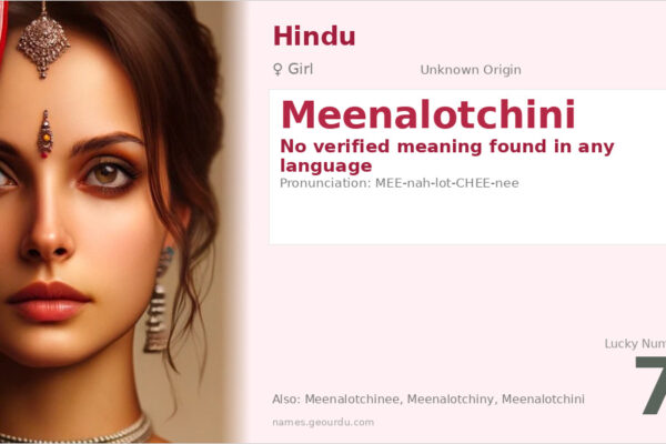 Meenalotchini Name — Meaning, Origin & Details (2025)