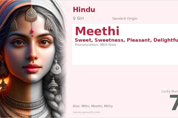 Meethi Name Meaning — Sweet, Pleasant Origin & Details (2025)