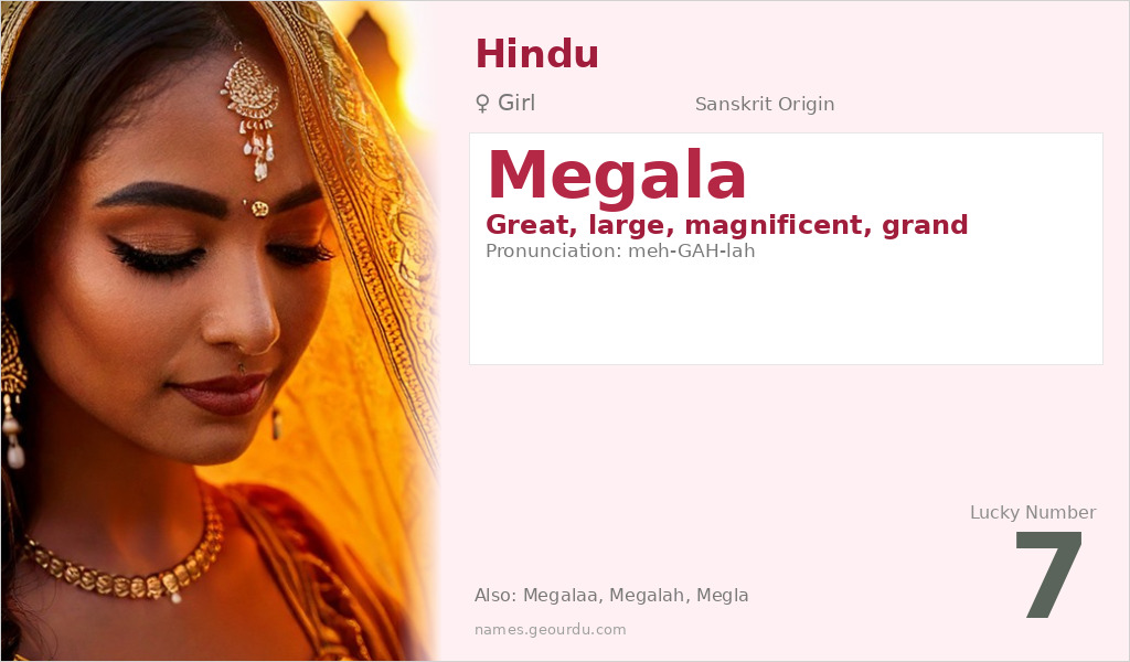 Megala Name Meaning and Details