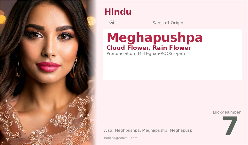 Meghapushpa Name Meaning and Details