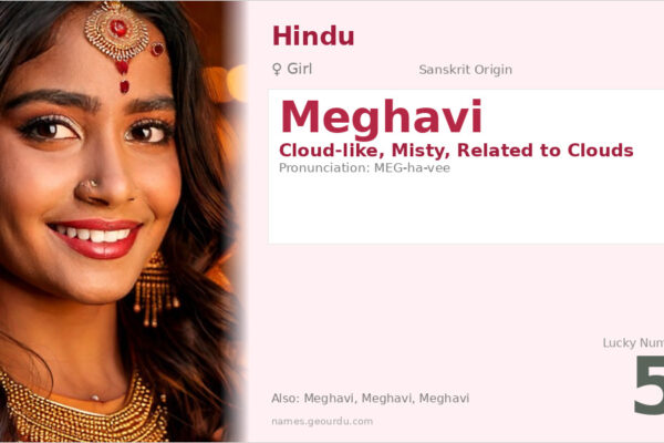 Meghavi Meaning — Origin, Gender & Details (2025)
