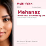 Mehanaz Name Meaning and Details