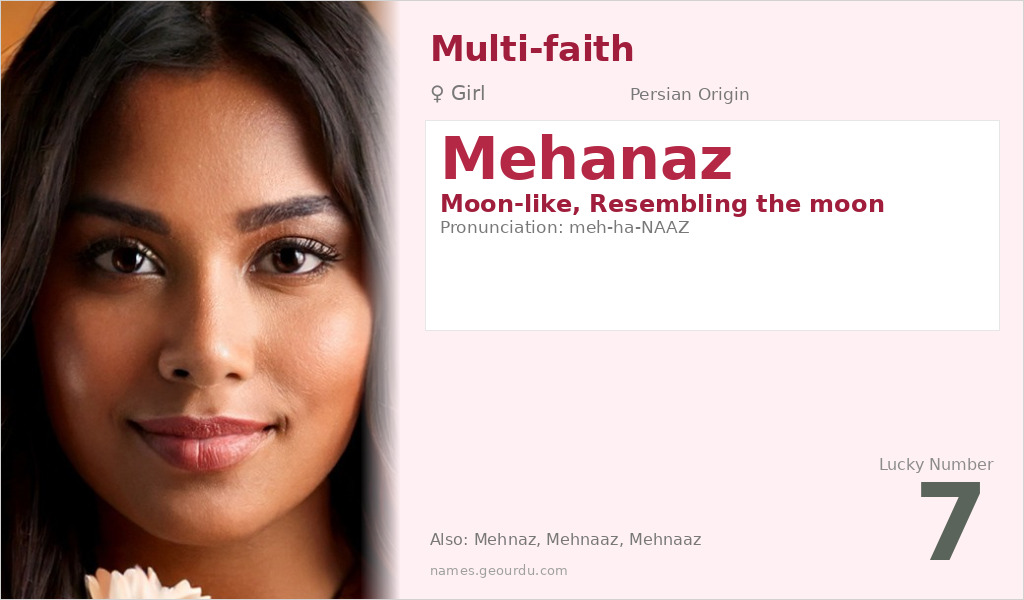 Mehanaz Name Meaning and Details